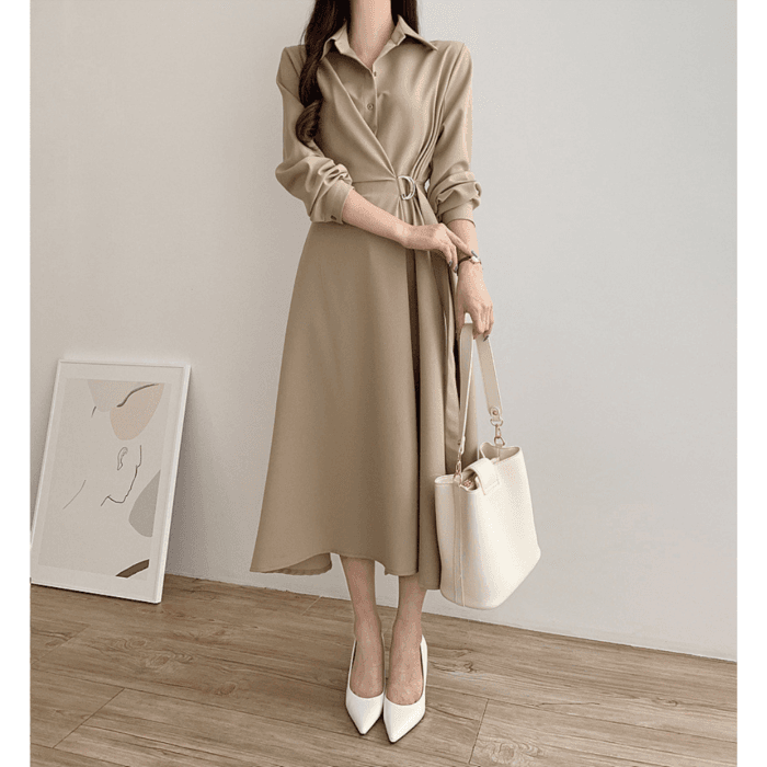 骨格ナチュラル サイドマークワンピース