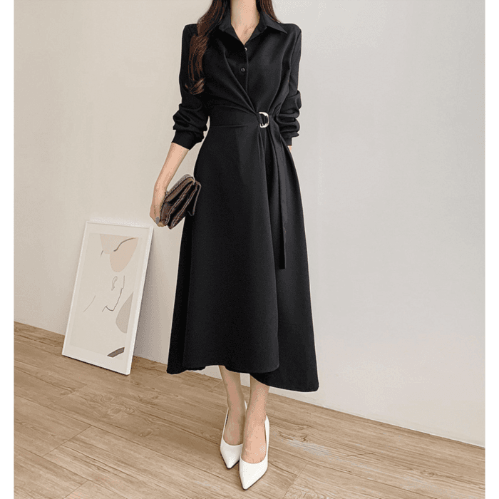 骨格ナチュラル サイドマークワンピース