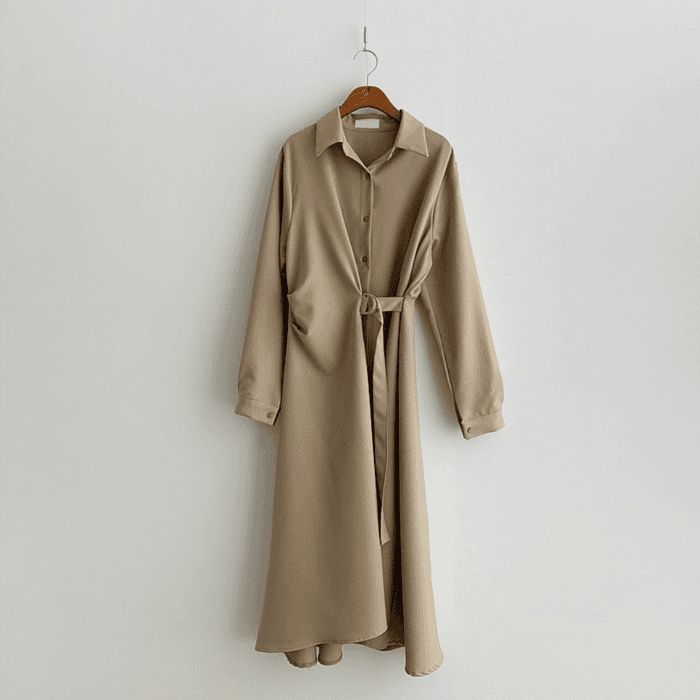 骨格ナチュラル サイドマークワンピース