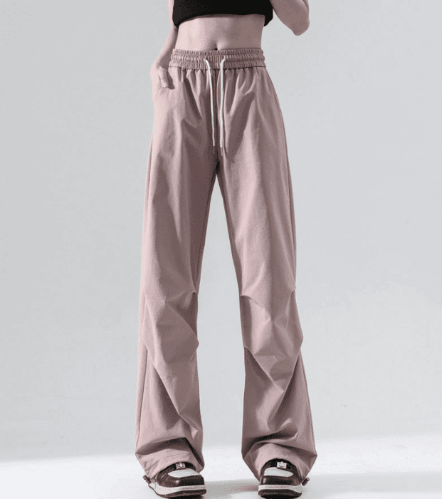 骨格ナチュラルワイドスウェットパンツ