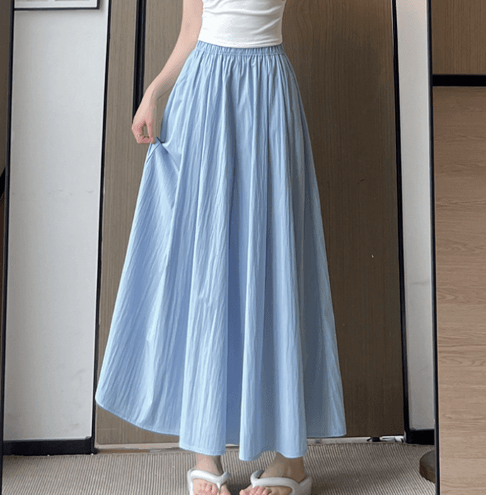 骨格ナチュラルボリュームフレアワイドパンツ