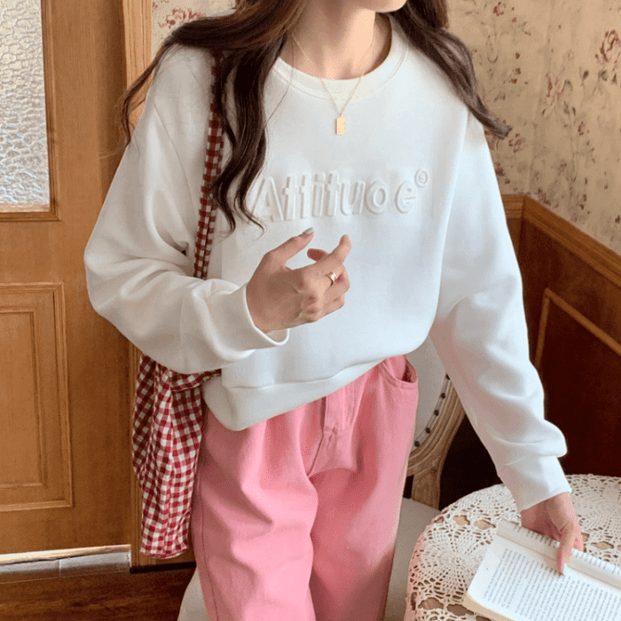 骨格ナチュラルロゴプルオーバーパーカートップス