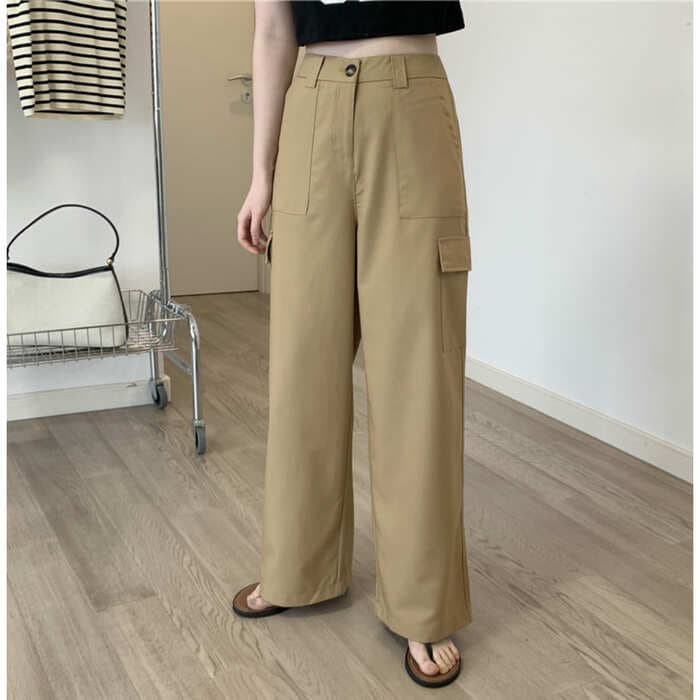 骨格ナチュラルベーシックカーゴパンツ
