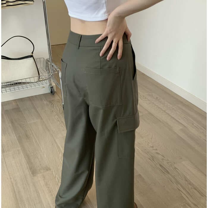 骨格ナチュラルベーシックカーゴパンツ