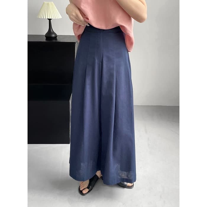 骨格ナチュラルワイドパンツ