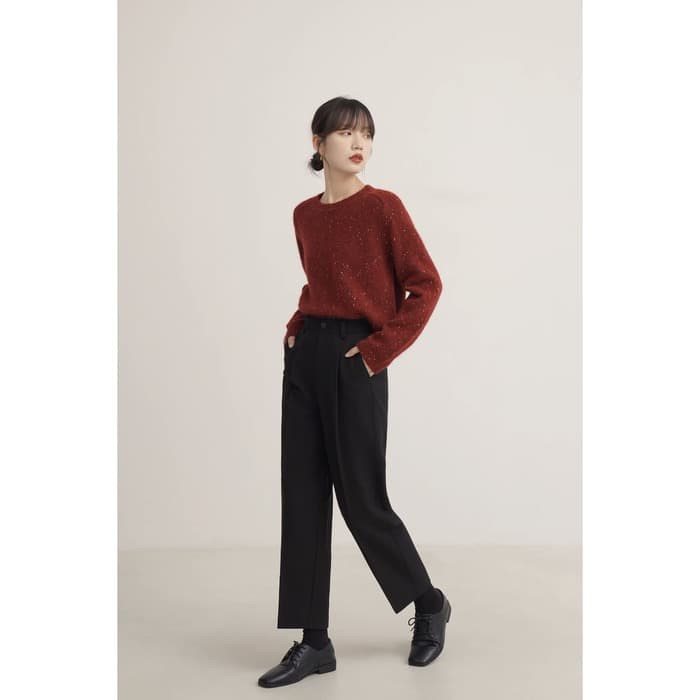 骨格ナチュラルセンタープレスパンツ