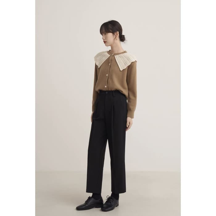 骨格ナチュラルセンタープレスパンツ