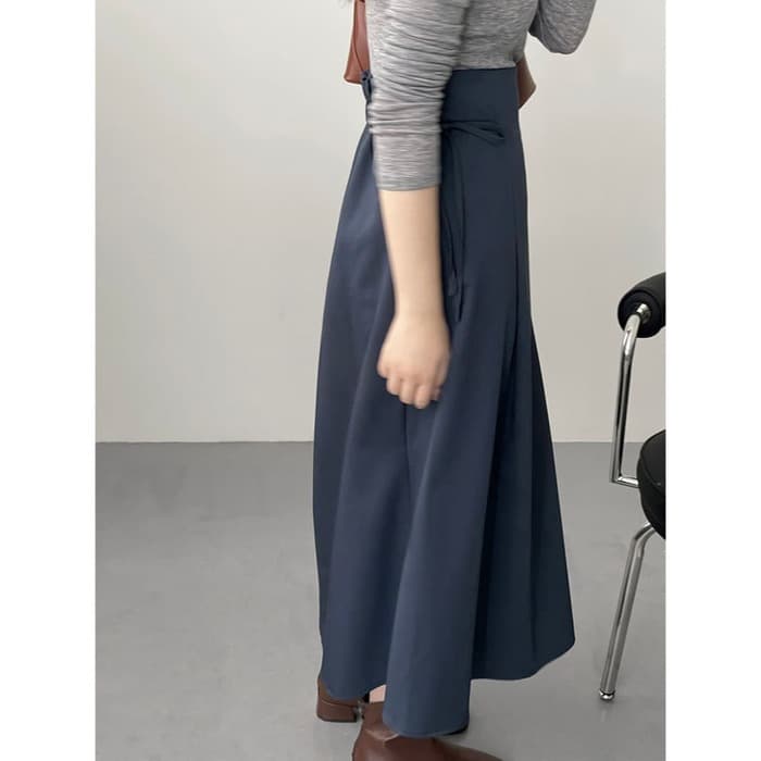 骨格ナチュラルサイドマークストレートスカート