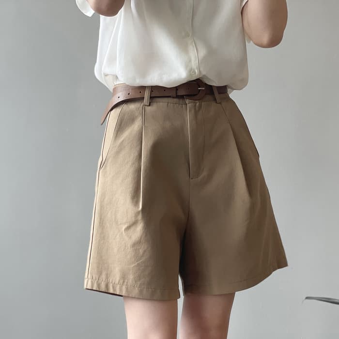 骨格ナチュラルストレートハーフカジュアルパンツ