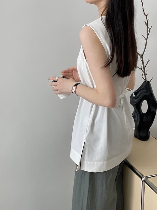 骨格ナチュラルサイドスリットロング丈シャツトップス