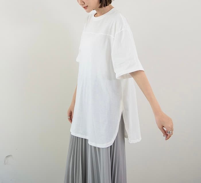 骨格ナチュラルオーバーサイズTシャツ