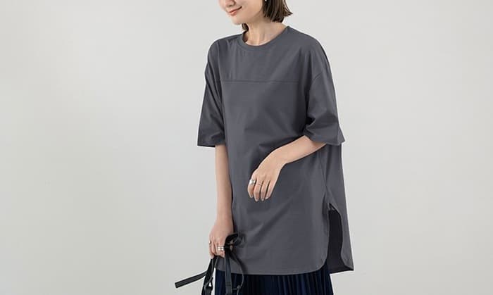 骨格ナチュラルオーバーサイズTシャツ