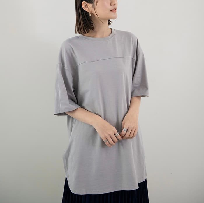 骨格ナチュラルオーバーサイズTシャツ