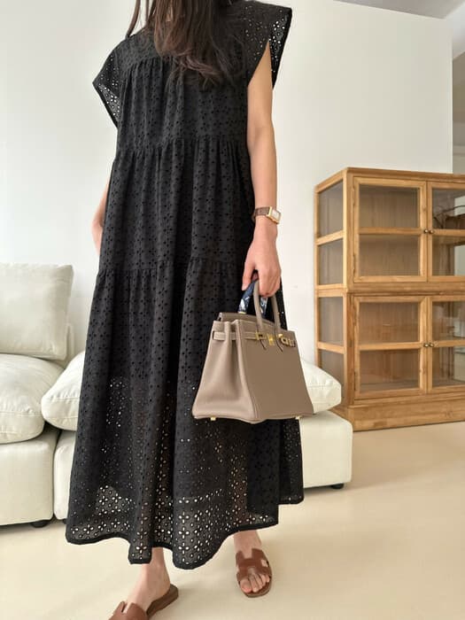 骨格ナチュラルカジュアルロングワンピース