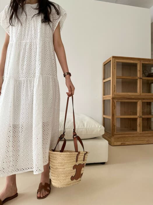 骨格ナチュラルカジュアルロングワンピース