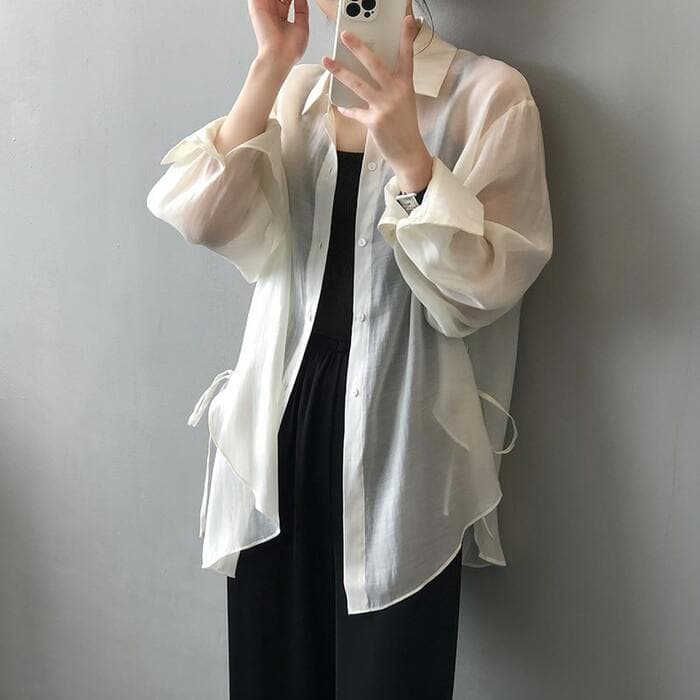 骨格ナチュラルシアーアウター