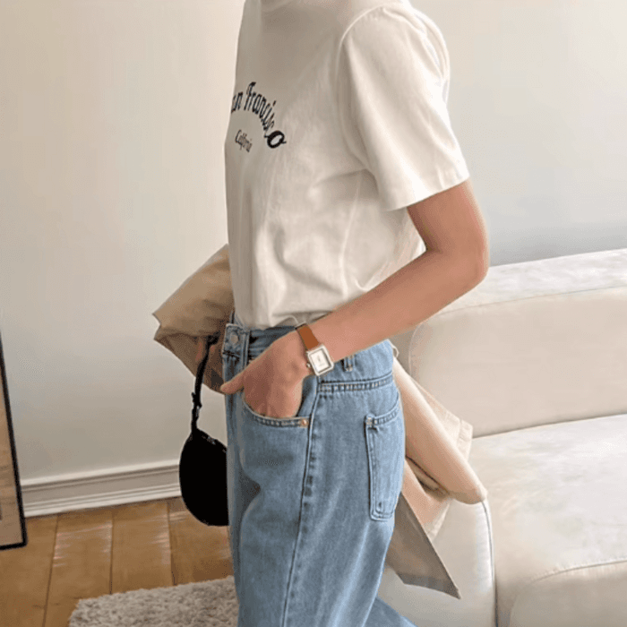骨格ナチュラルプリントTシャツ