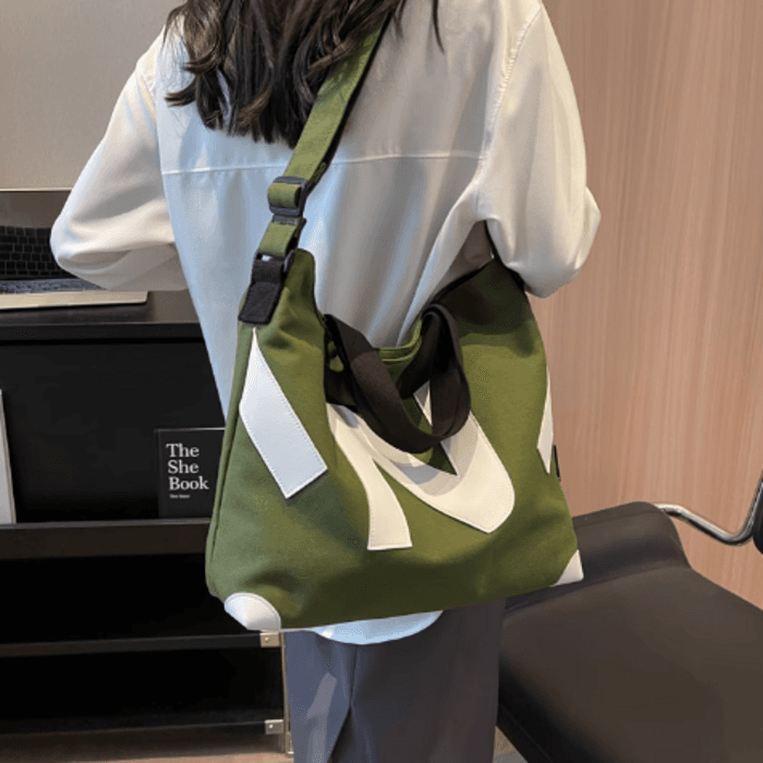骨格ナチュラル2wayアルファベットトートバッグ