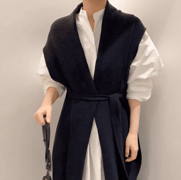骨格ナチュラルシンプルシャツロングワンピース