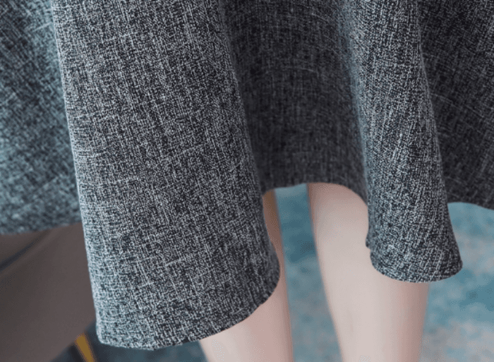 骨格ナチュラルフロントボタンウエストマークワンピース