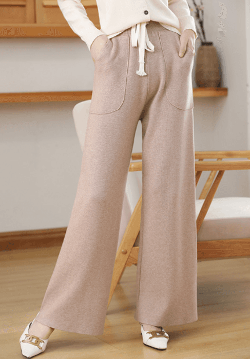 骨格ナチュラルルーズストレートパンツ