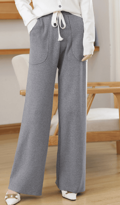 骨格ナチュラルルーズストレートパンツ