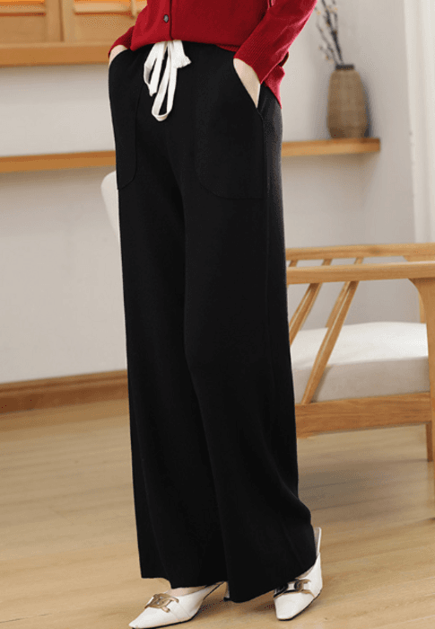 骨格ナチュラルルーズストレートパンツ
