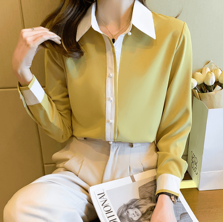 骨格ナチュラル 配色ブラウストップス